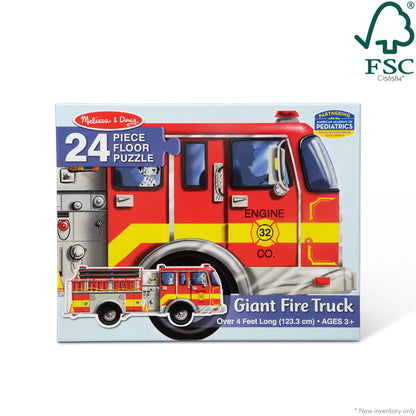 FIRE TRUCK FLOOR PUZZLE