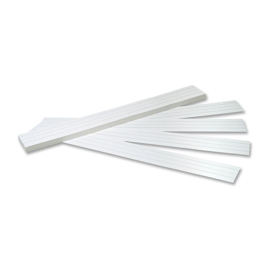 WHITE SENTENCE STRIPS