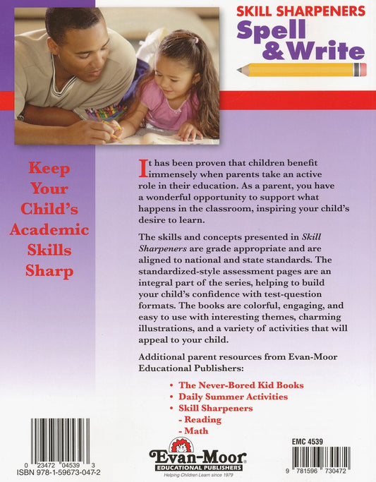 SPELL AND WRITE 3 SKILL SHARPE