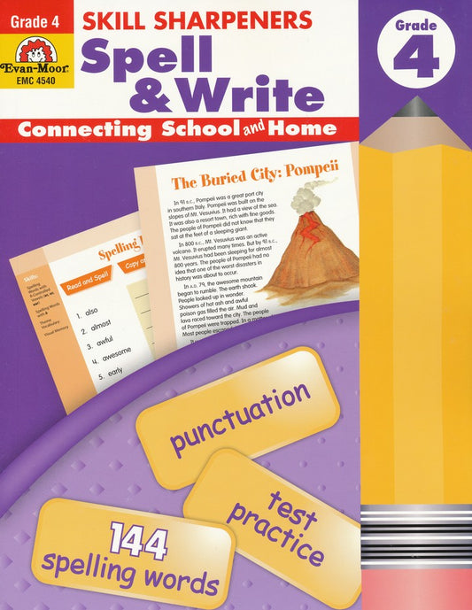 SPELL AND WRITE 4 SKILL SHARPE