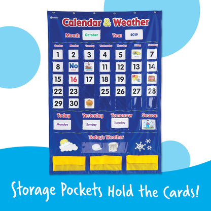 CALENDAR AND WEATHER POCKET CH