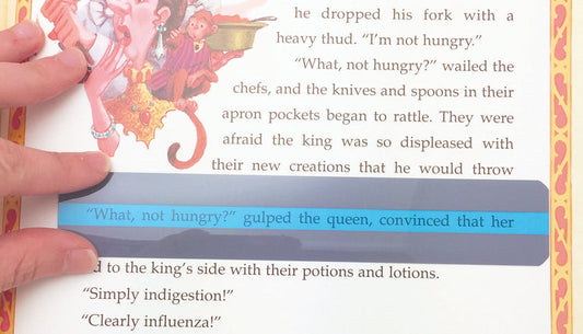 READING GUIDE STRIP/BLUE