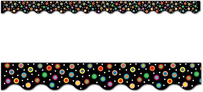 DOTS ON BLACK BORDER