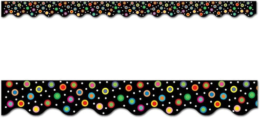 DOTS ON BLACK BORDER