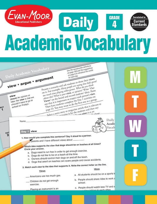 DAILY ACADEMIC VOCAB 4