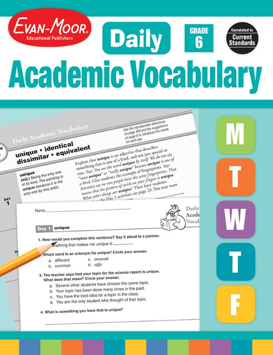 DAILY ACADEMIC VOCAB 6
