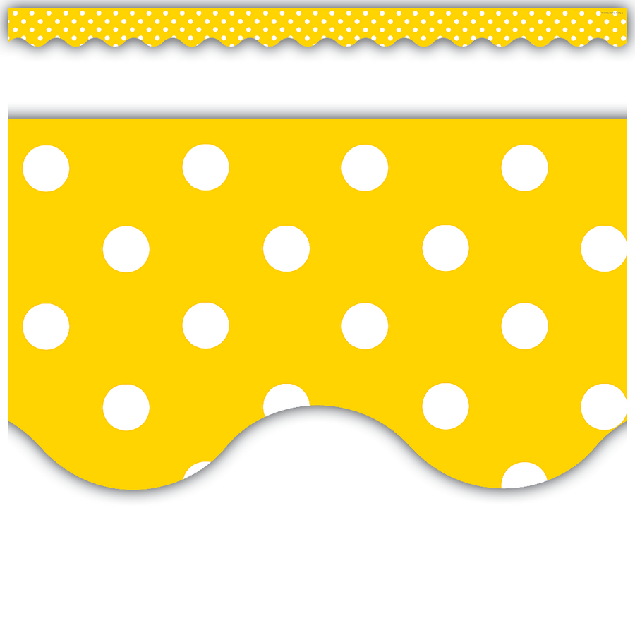 YELLOW MINI POLKA DOT TRIMMER