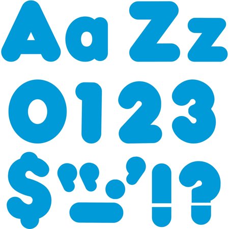 4" READY LETTERS COMBO-BLUE