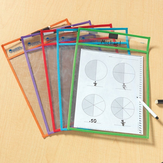 WRITE AND WIPE POCKETS