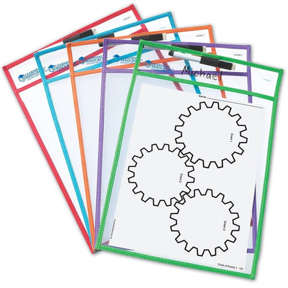 WRITE AND WIPE POCKETS