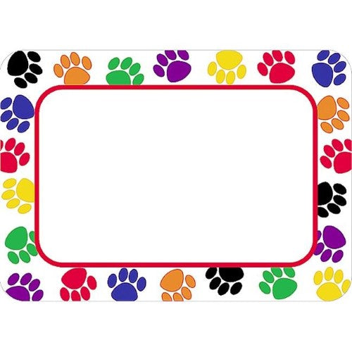 Paw Prints Lg Name Tags – Teacherspetmhc