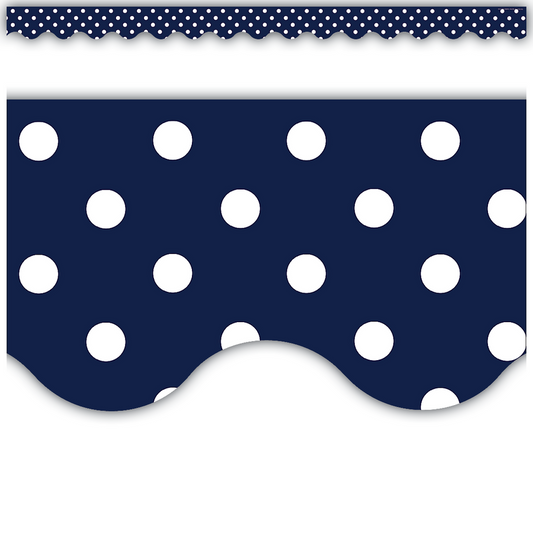 NAVY POLKA DOTS TRIMMER