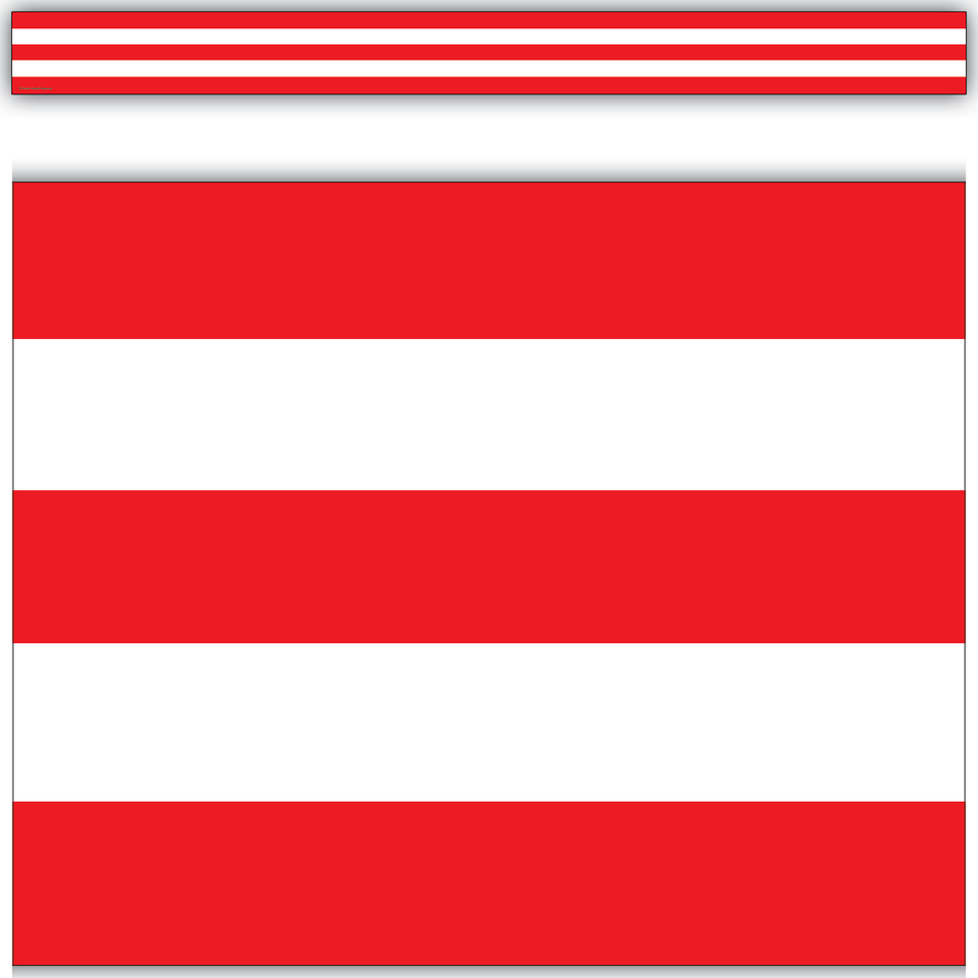 RED AND WHITE STRIPES TRIMMER