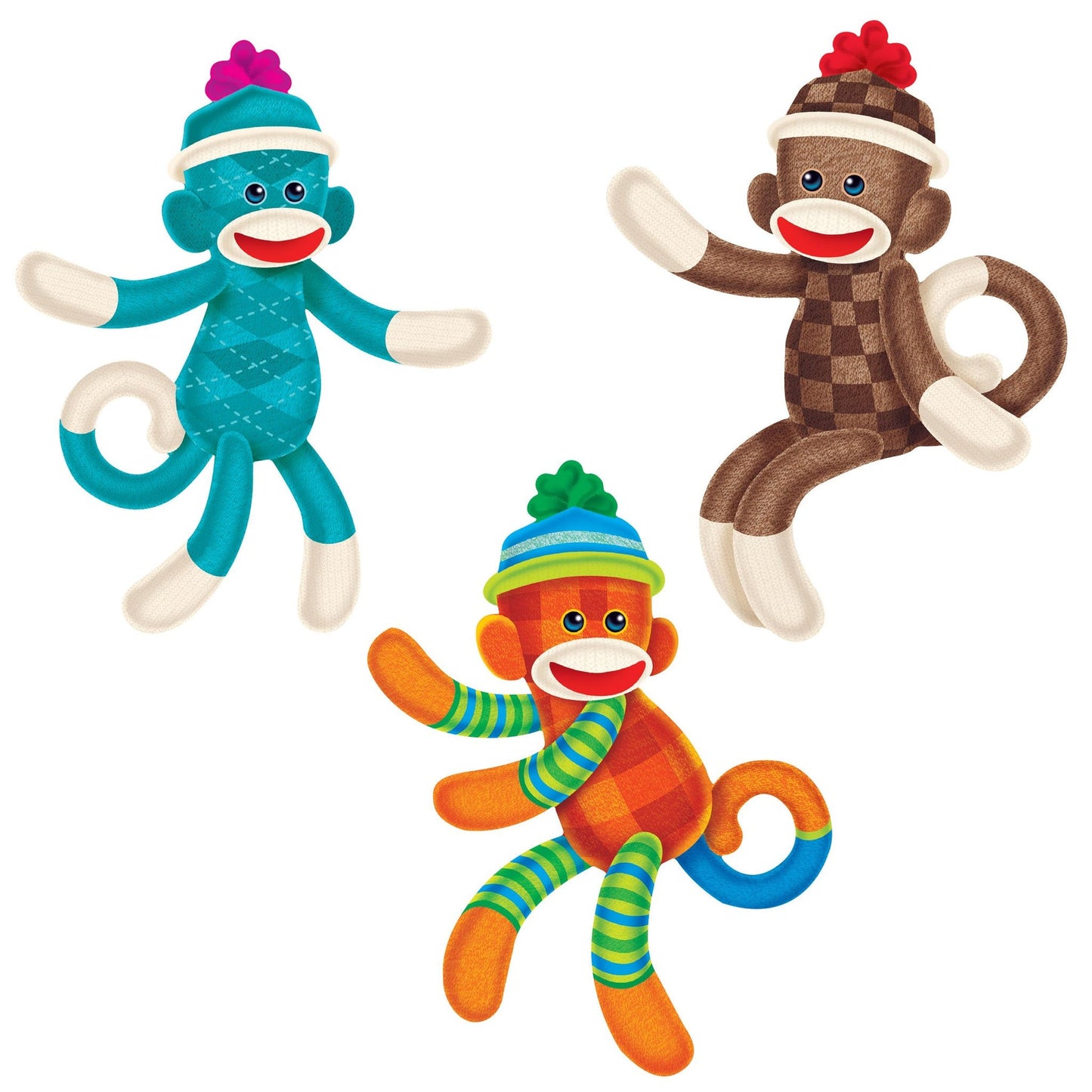 SOCK MONKEYS ACCENTS-VARIETY PAC