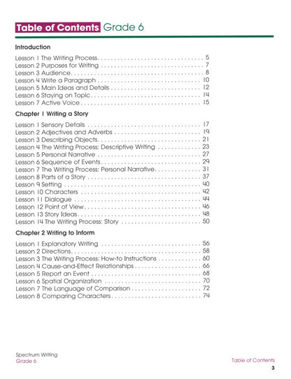 SPECTRUM WRITING 6 (2015)