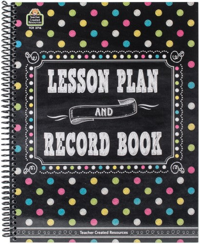 CHALKBOARD LESSON PLANNER AND RECORD BOOK