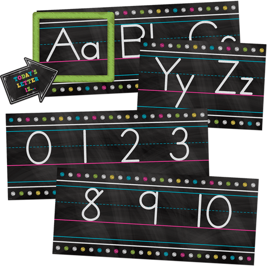 CHALKBOARD BRIGHTS ALPHABET LINE