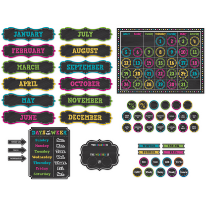 CHALKBOARD BRIGHTS CALENDAR BBS
