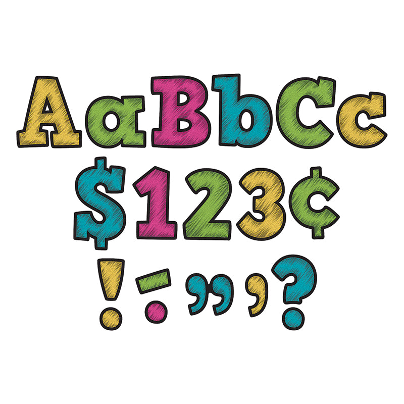 BOLD BLOCK CHALKBOARD 4"