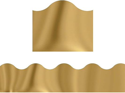 GOLD METALLIC TT/SCALLOP