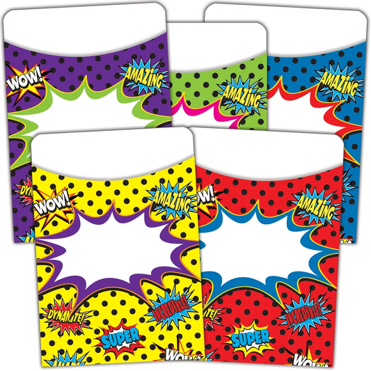 SUPERHERO LIBRARY POCKETS