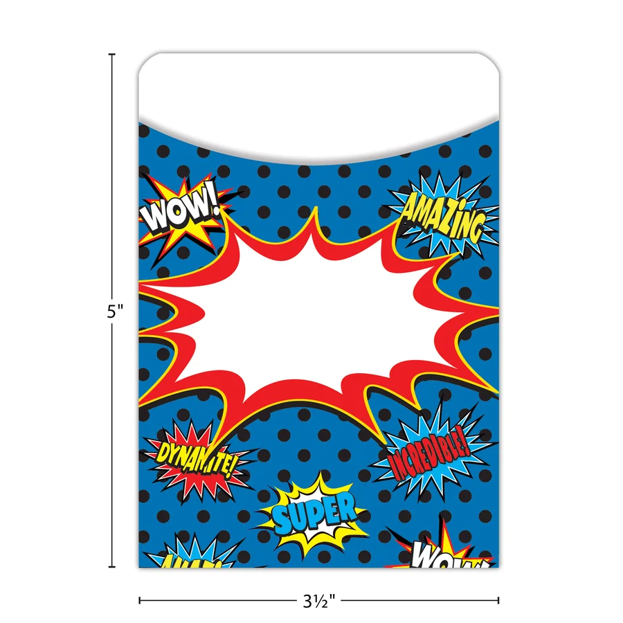 SUPERHERO LIBRARY POCKETS