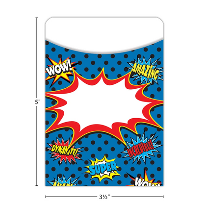 SUPERHERO LIBRARY POCKETS