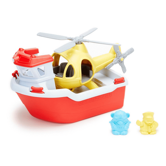 RESCUE BOAT & HELICOPER