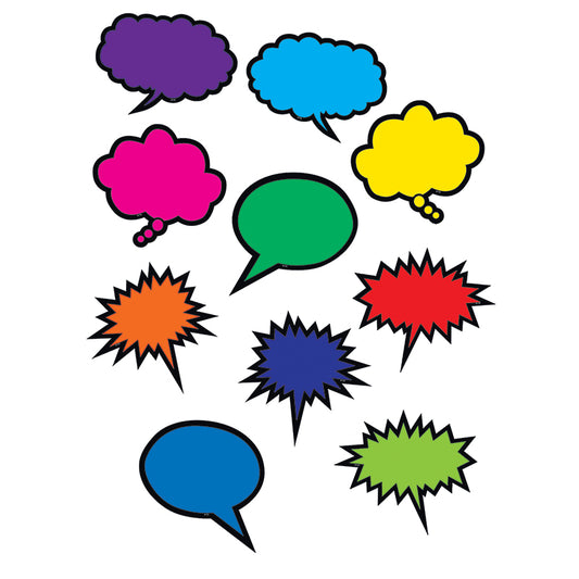 COLORFUL SPEECH BUBBLES ACCENTS