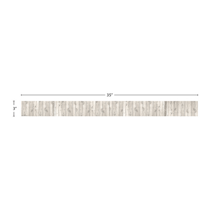 WHITE WOOD BORDER