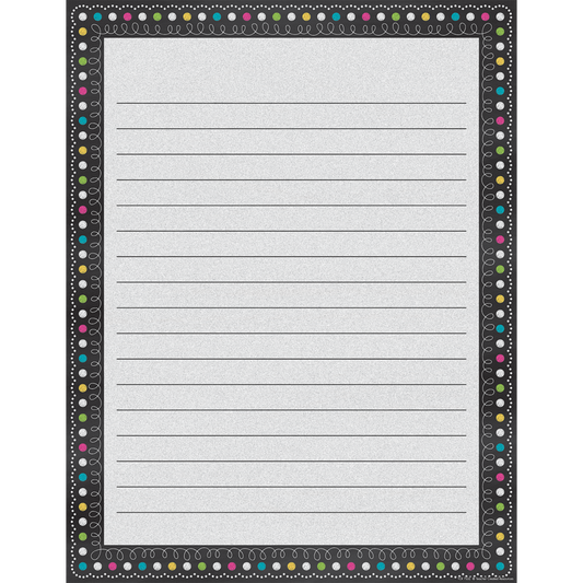 CHALKBOARD BRIGHT LINED CHART