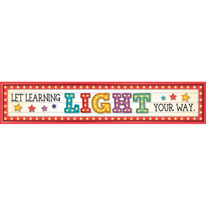 LET LEARNING LIGHT YOUR WAY  BAN