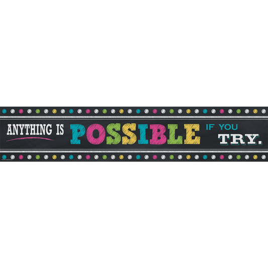 ANYTHING IS POSSIBLE BANNER