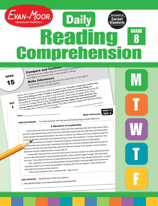 DAILY READING COMPREHENSION 8