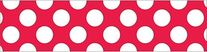 RED WITH POLKA DOT TRIMMER