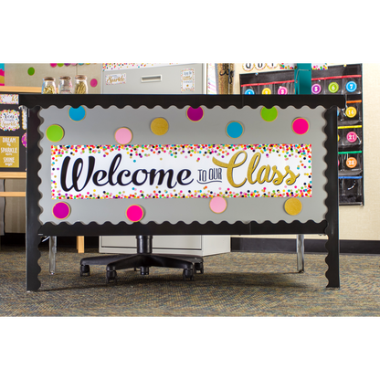 CONFETTI WELCOME TO CLASS BANNER