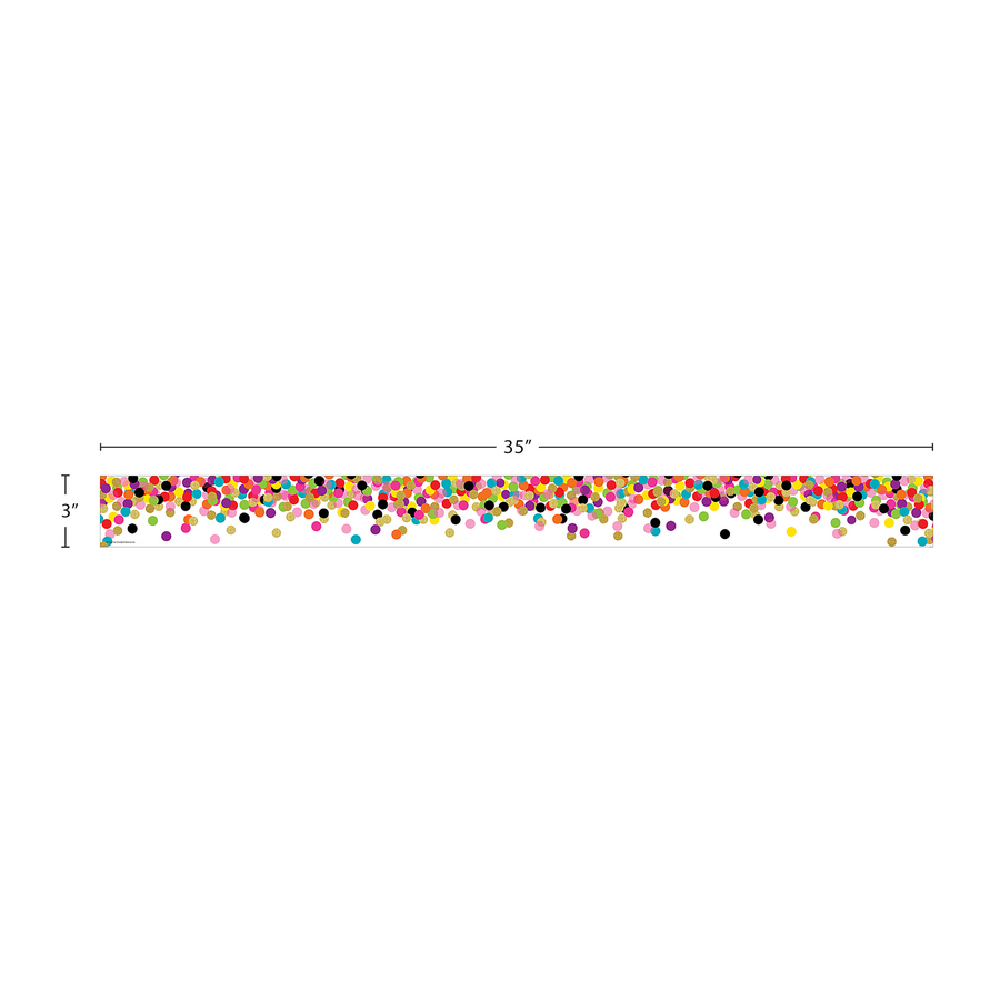 CONFETTI STRAIGHT BORDER