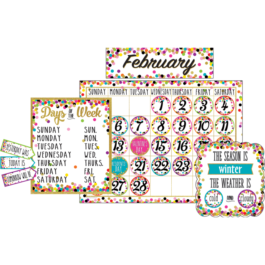 CONFETTI CALENDAR BBS