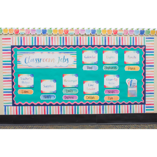 WATERCOLOR CLASSROOM JOBS