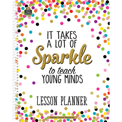 CONFETTI LESSON PLANNER W/ STICKERS