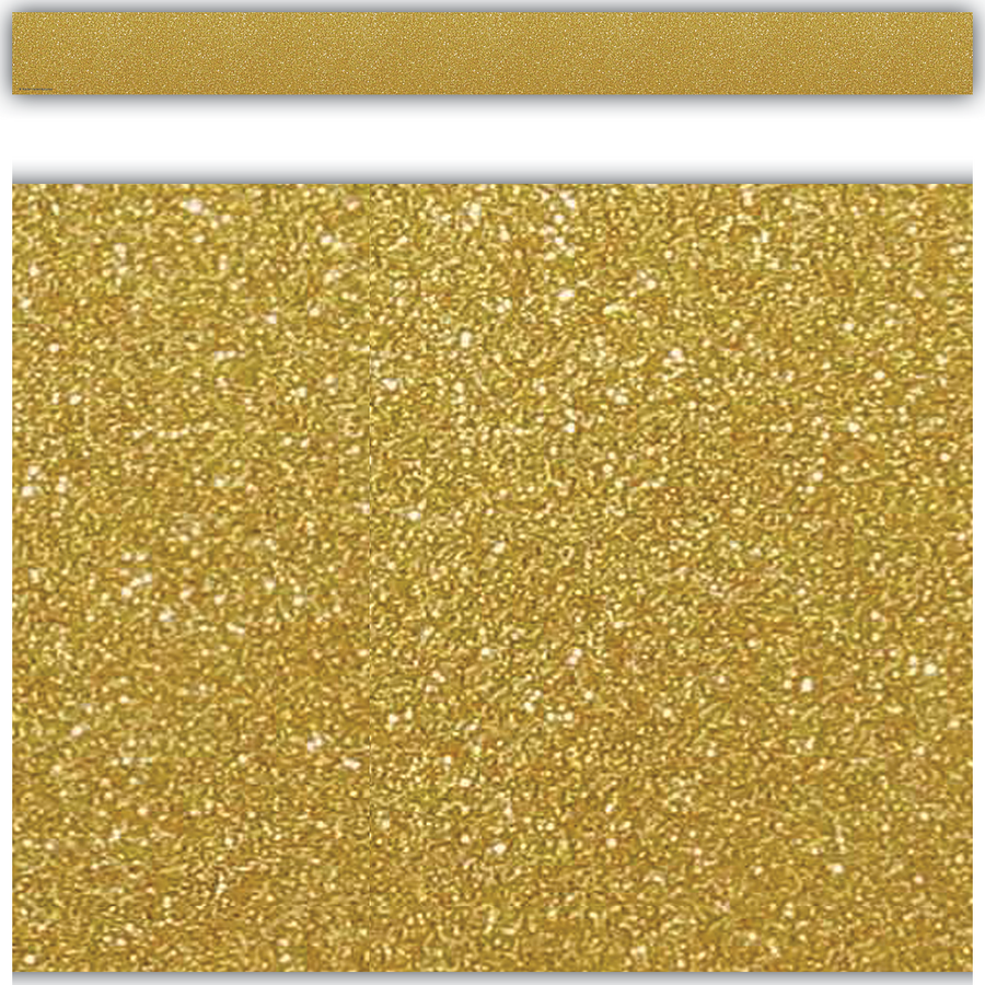 GOLD SHIMMER STRAIGHT BORDER