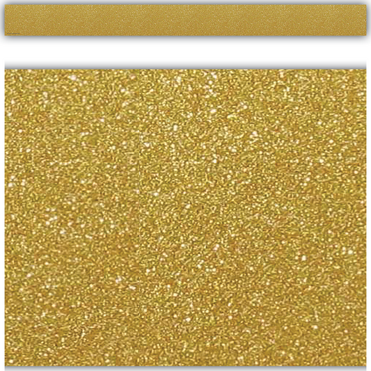 GOLD SHIMMER STRAIGHT BORDER