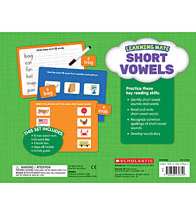 SHORT VOWELS LEARNING MATS