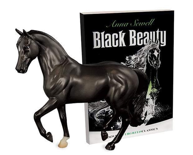 BLACK BEAUTY HORSE AND BOOK