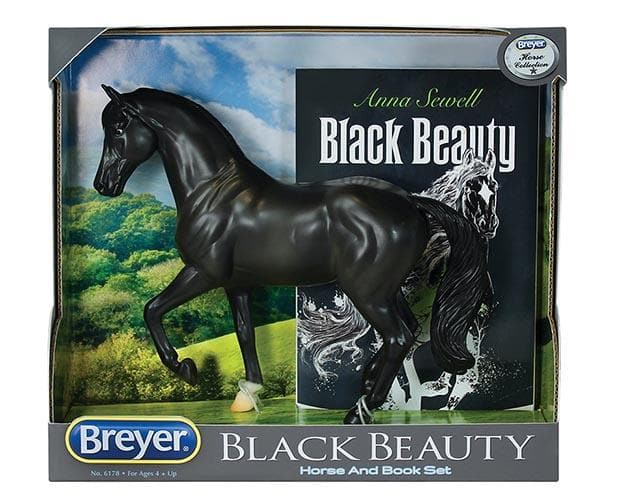 BLACK BEAUTY HORSE AND BOOK