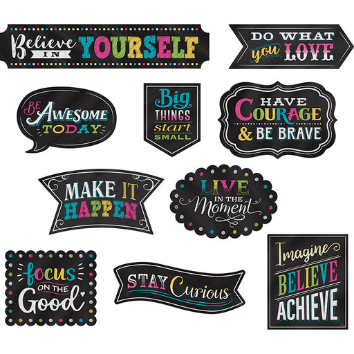 CHALKBOARD BRIGHT POSITIVE CLING