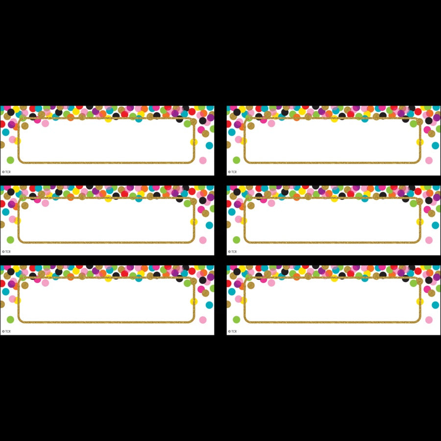 CONFETTI MAGNETIC LABELS