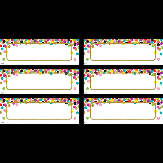 CONFETTI MAGNETIC LABELS