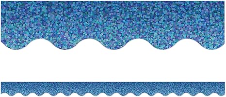 BLUE SPARKLE BORDER