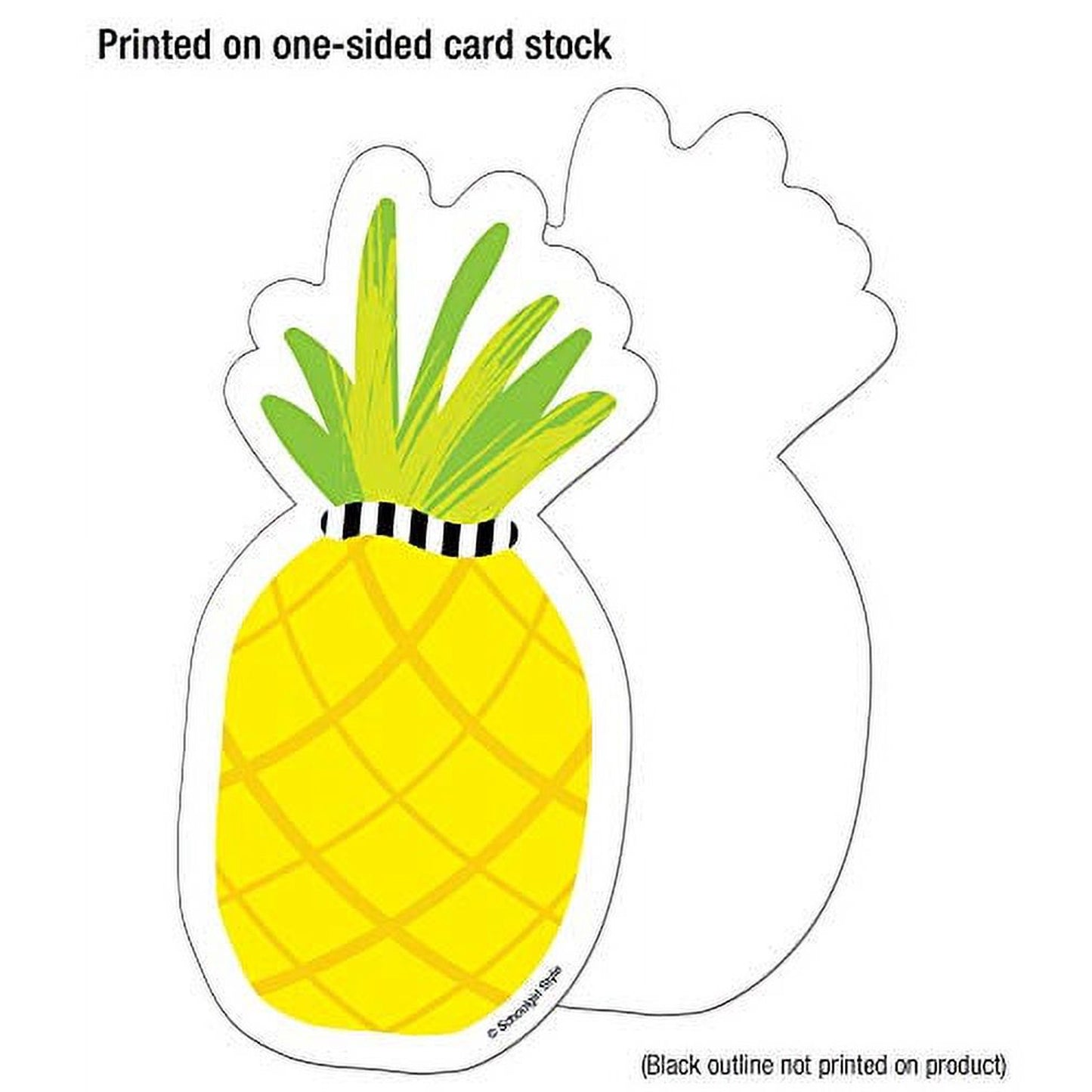 TROPICAL PINEAPPLE CUT OUT